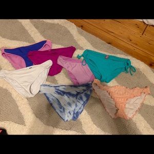 Assortment of size medium swim bottoms